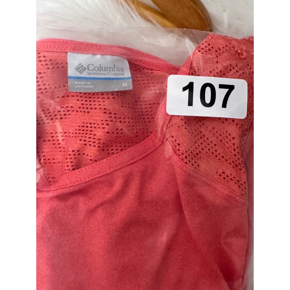 Columbia Sportswear Womens Coral Tank Top Athletic Mesh Back‎ Size M - Picture 7 of 7